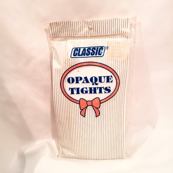 Girls Tights Size 12-14 & 14-16 White Color New Classic Opaue Original Package - Picture 1 of 2